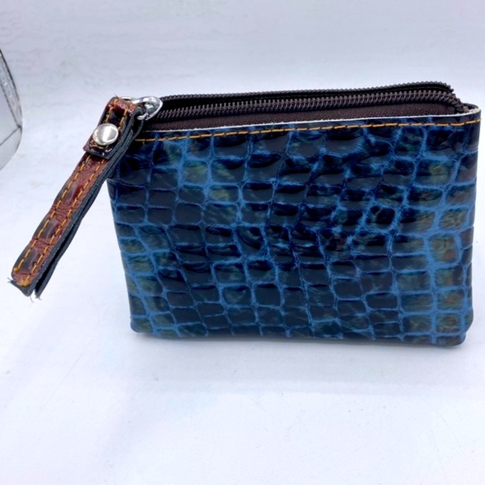 Ameri Leather Small Zipper Wallet With 2 Pockets … - image 1